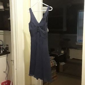 Navy silk Express dress